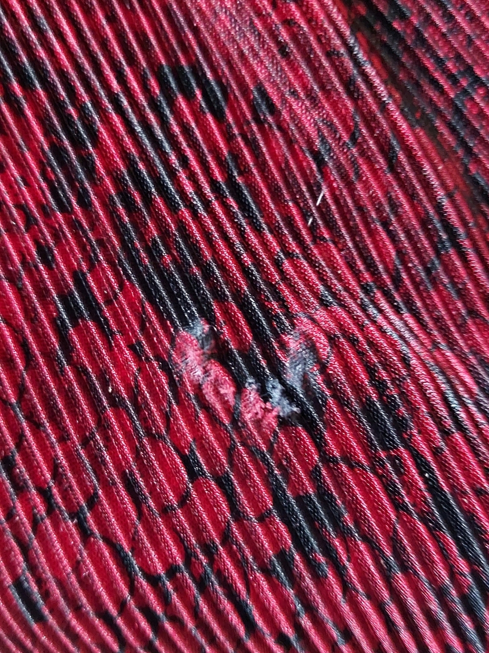 Tess Red Snake-Print Ribbed Tank Top - Picture 4 of 5